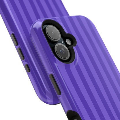 Dark Purple Stripes Phone Case