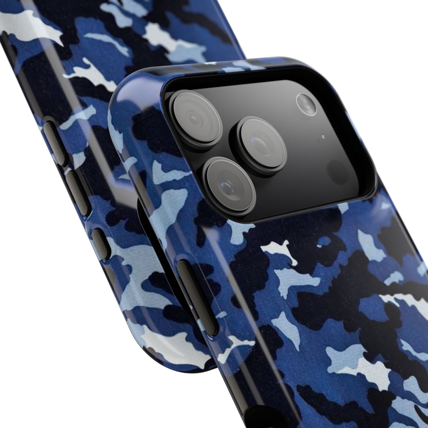Blue Camo Phone Case