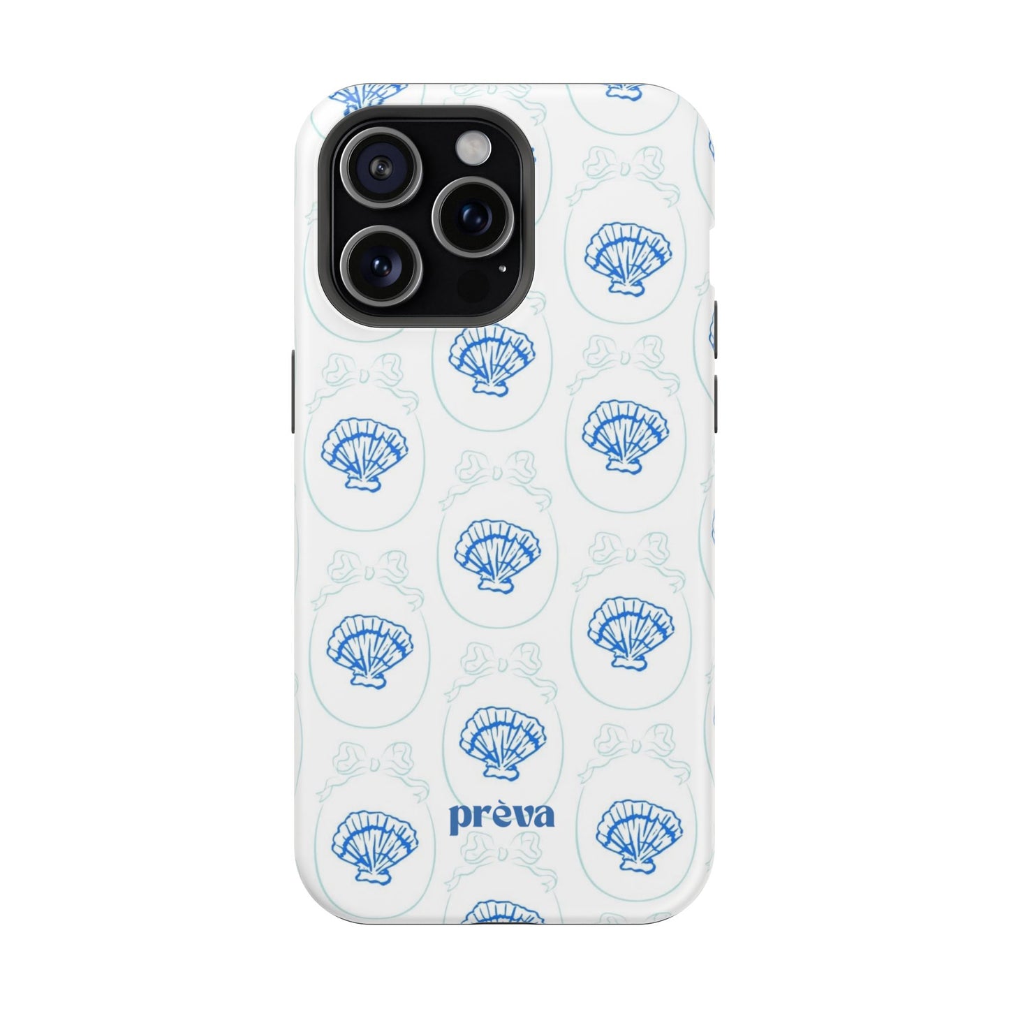 Fancy Teal Shell Phone Case