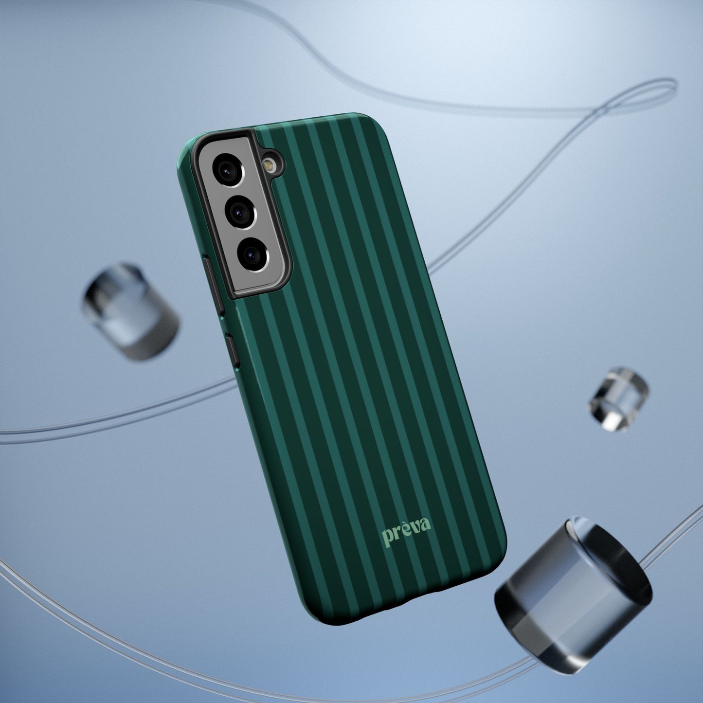 Striped Green Phone Case