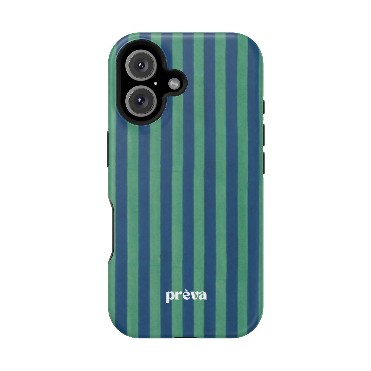 Green & Blue Stripes Phone Case