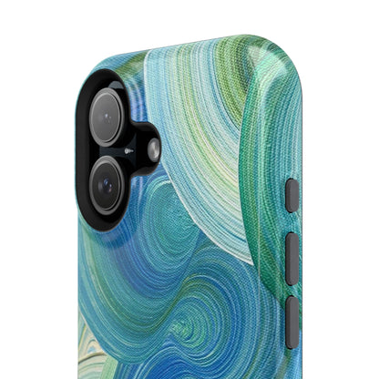 Swirling Ocean Impact-Resistant Phone Case