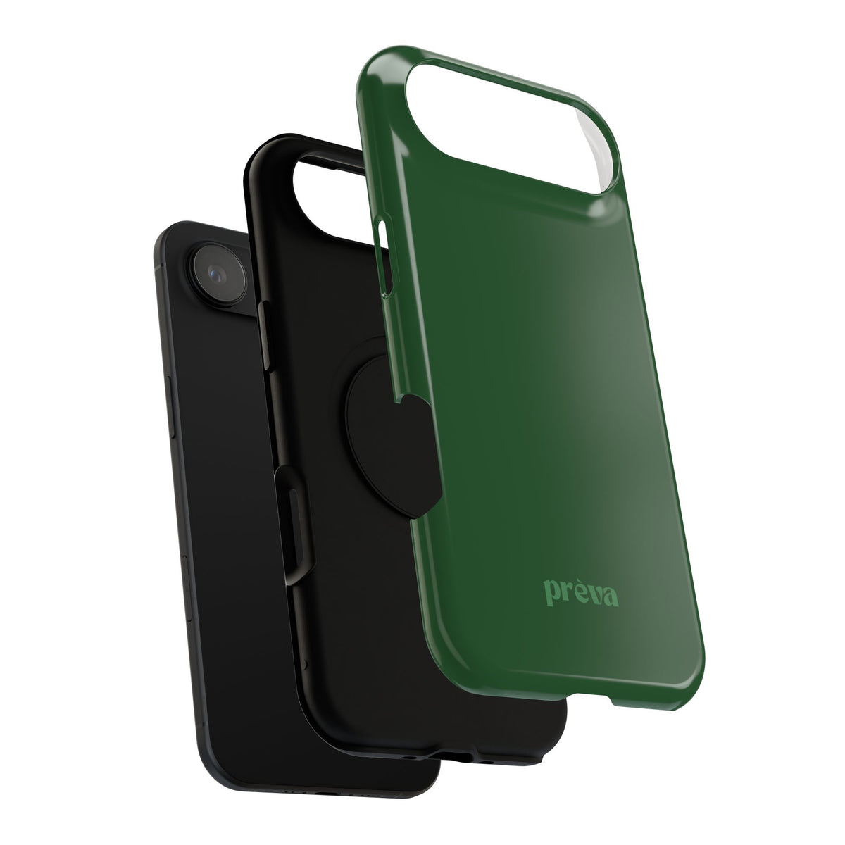 Impact-Resistant Phone Case — Forest Green Slim Armor