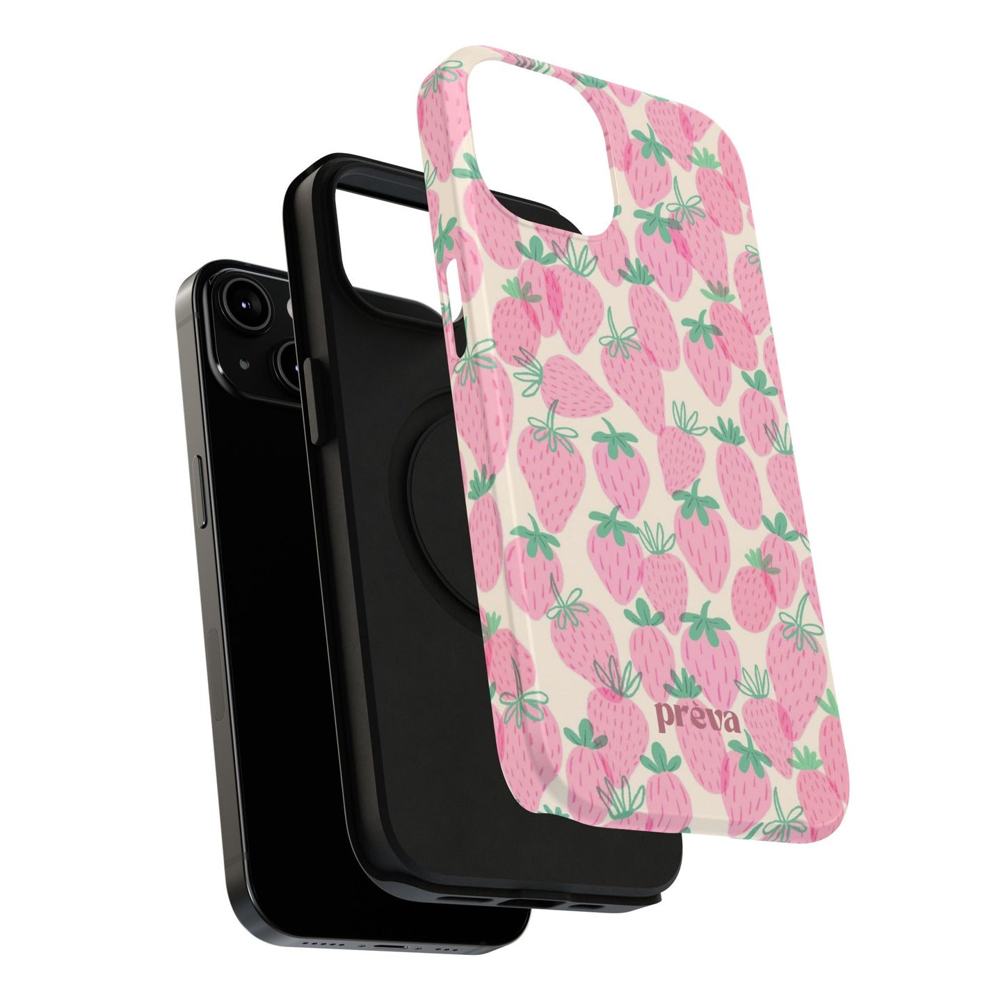 Pink Strawberry Phone Case