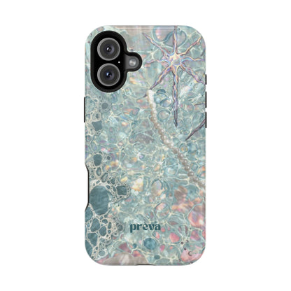 Marbled Seafoam Impact-Resistant Phone Case