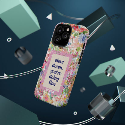 Slow Down Flowers x notsoken Phone Case