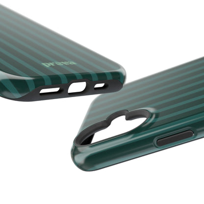 Striped Green Phone Case