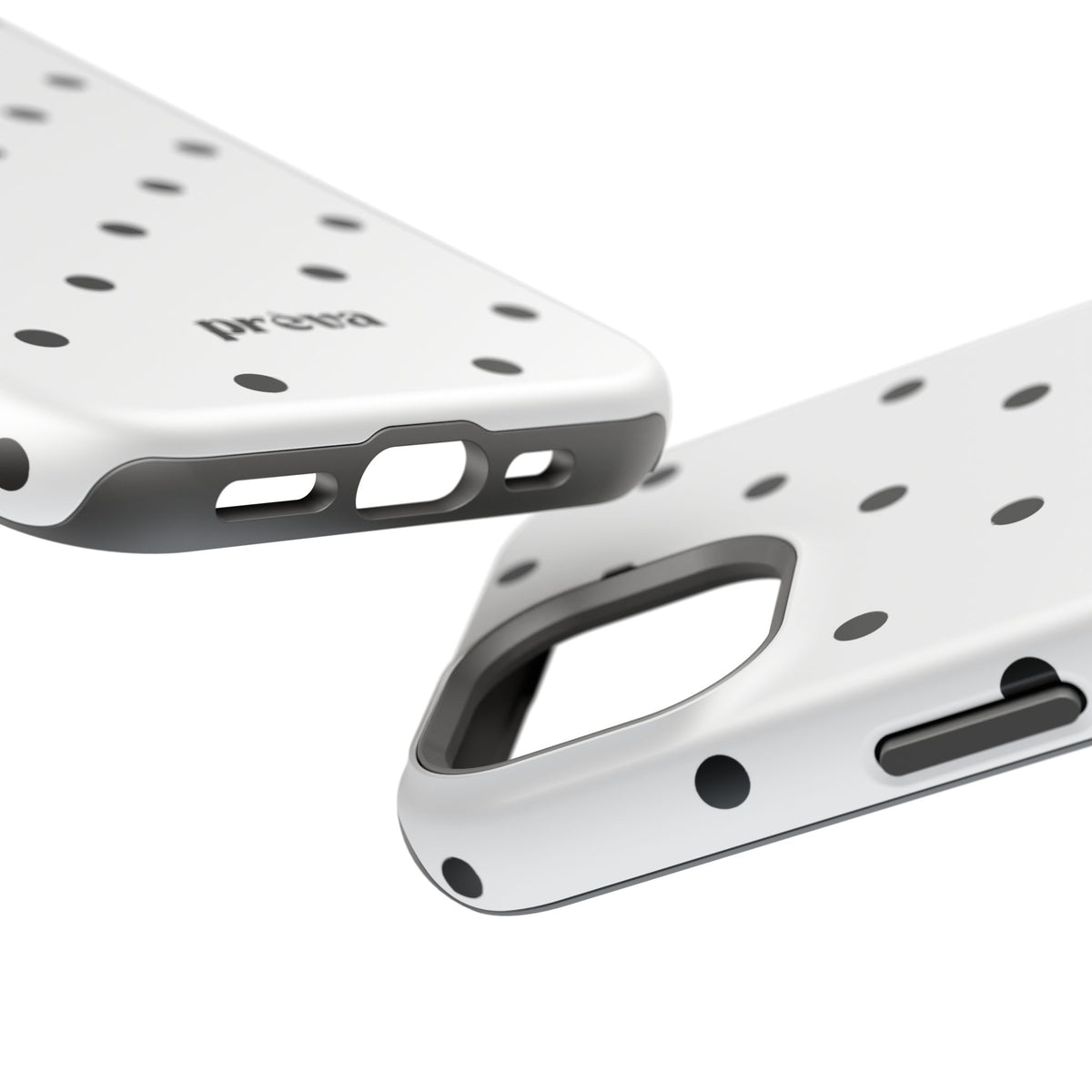 B&W polka dots Phone Case