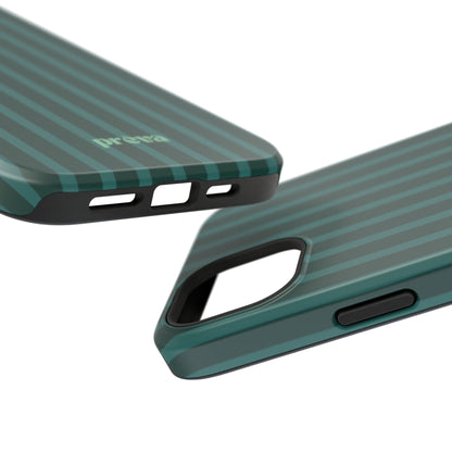 Striped Green Phone Case