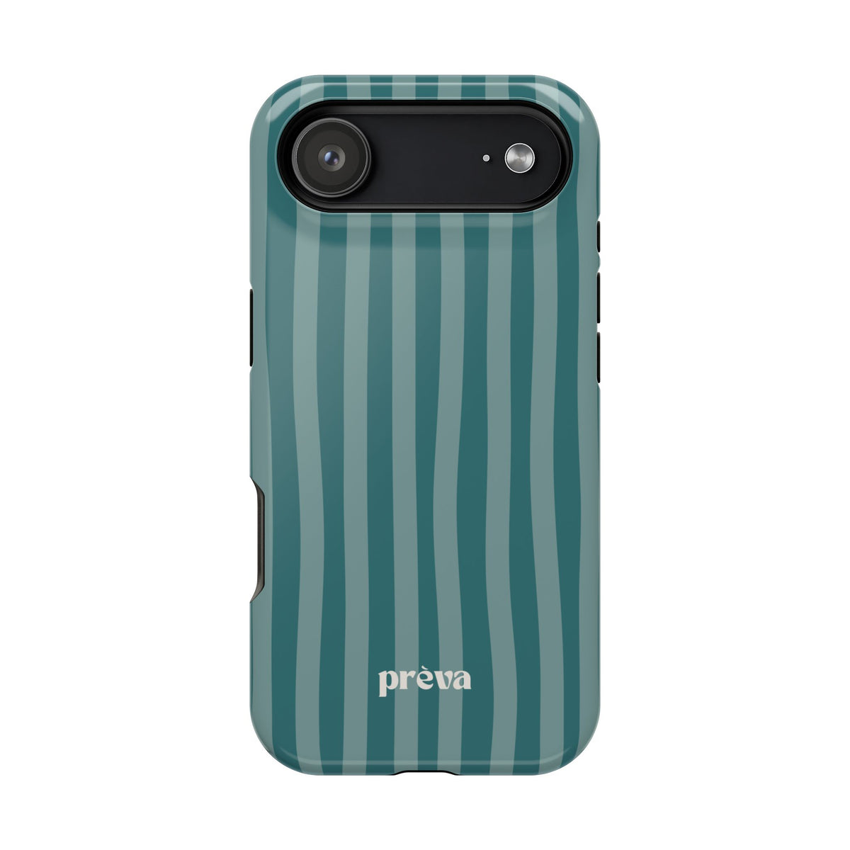 Striped Teal Phone Case