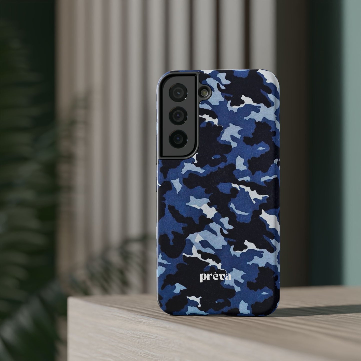Blue Camo Phone Case