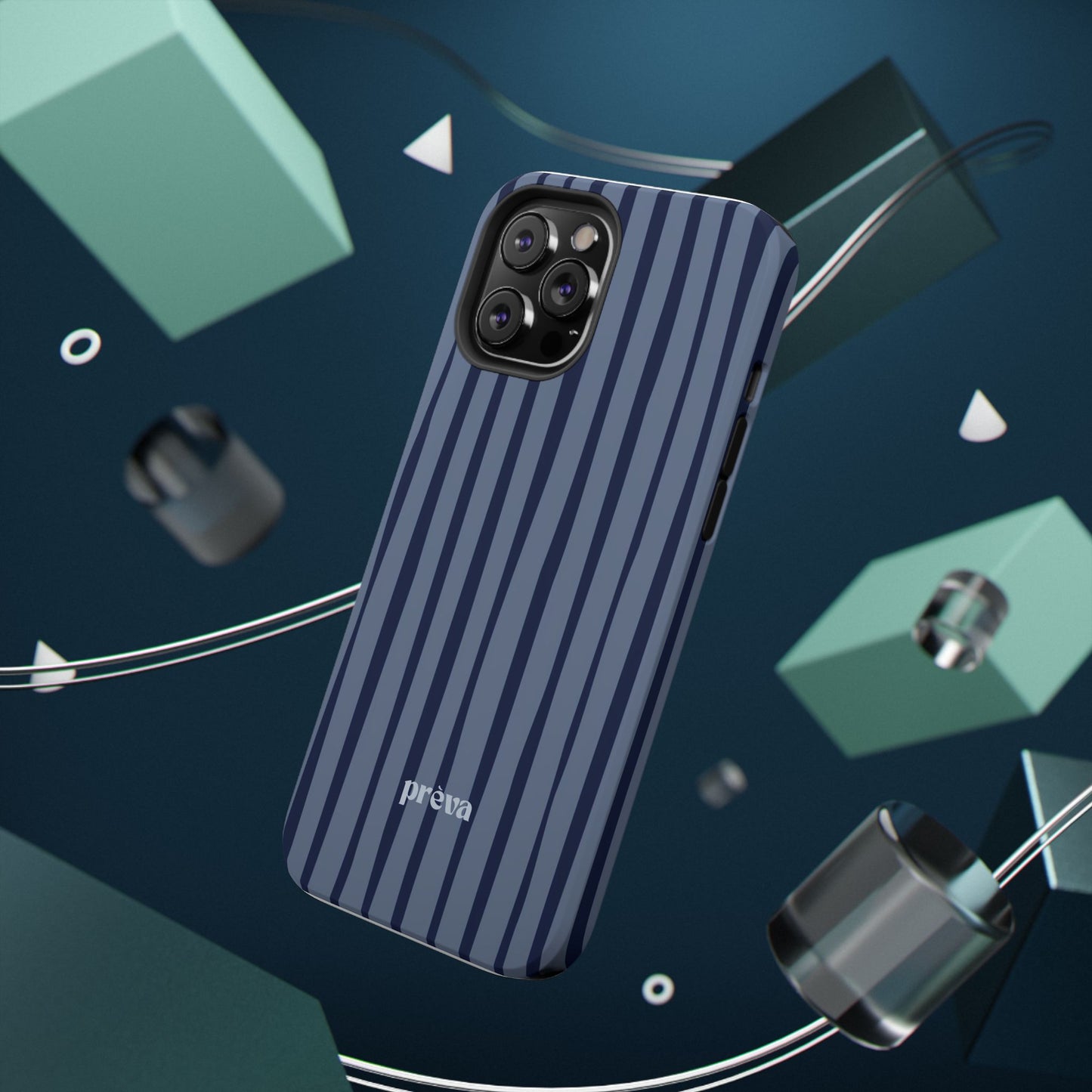Navy Stripe Phone Case