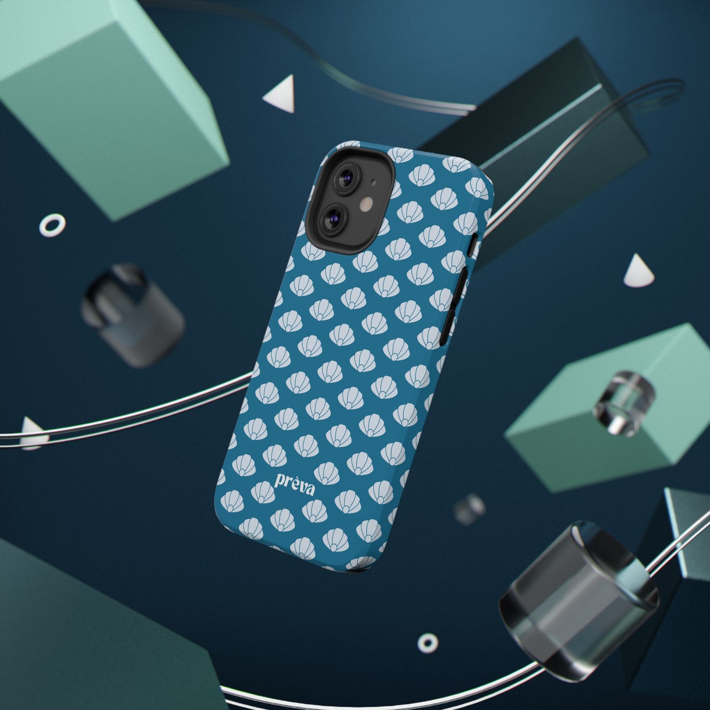 Shellfull teal Phone Case