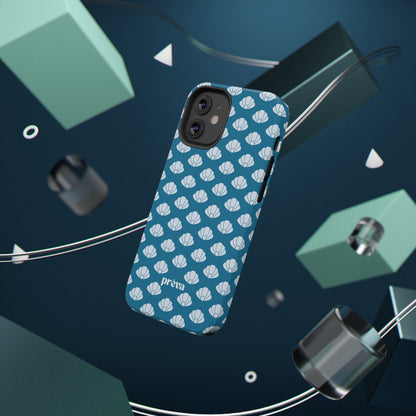 Shellfull teal Phone Case