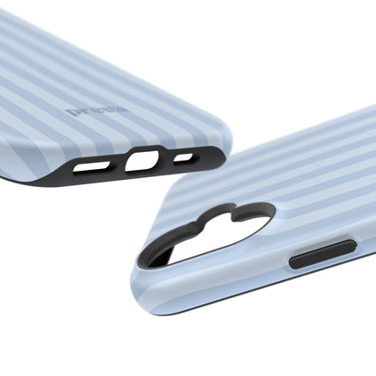Pastel Blue Stripes Phone Case