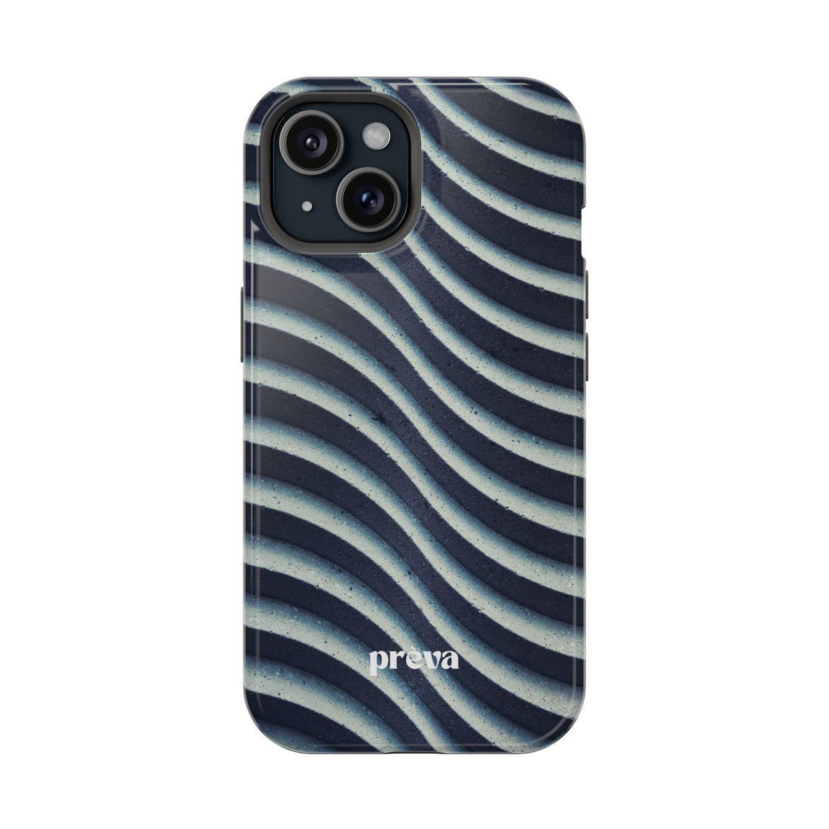 Navy Waves Phone Case