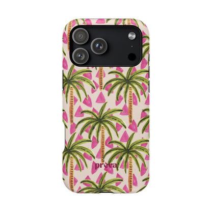 Phone Case — Pink Palm Tree Impact-Resistant Protector