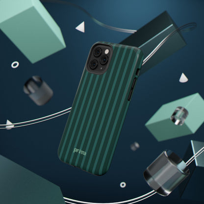 Striped Green Phone Case