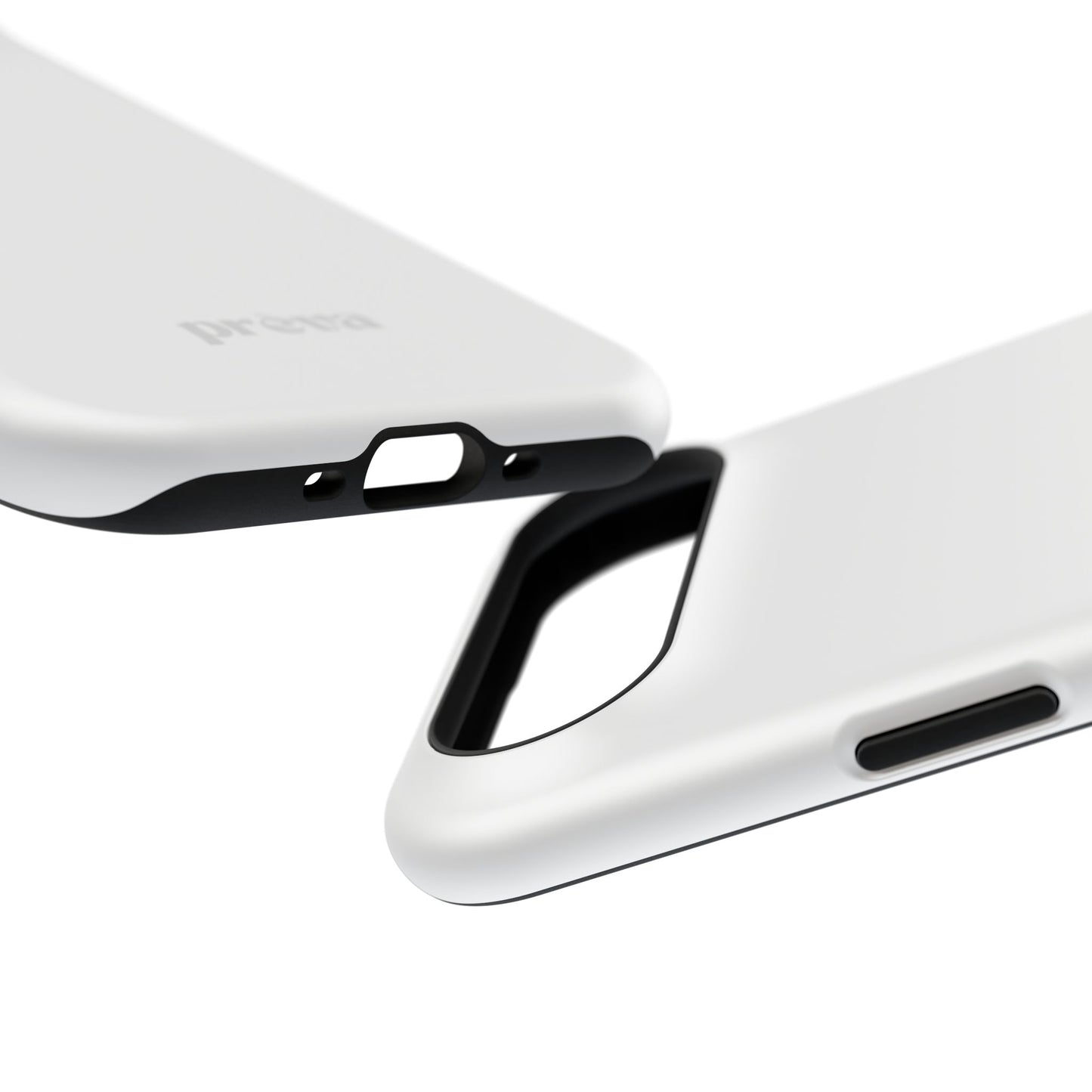 White & Grey Phone Case