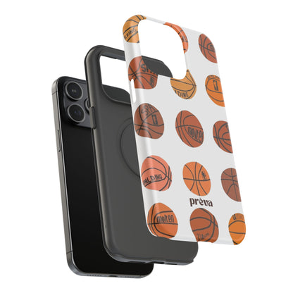 White Basketball Phone Case