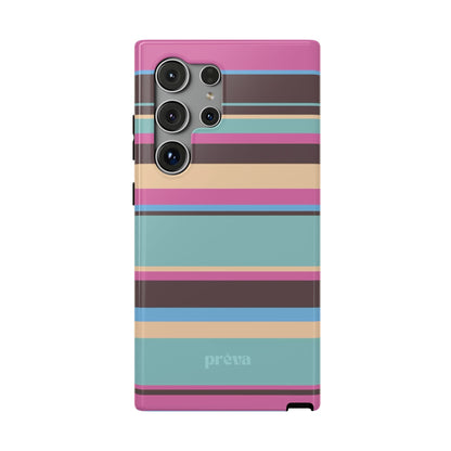 Cocoa Palm Stripes Phone Case