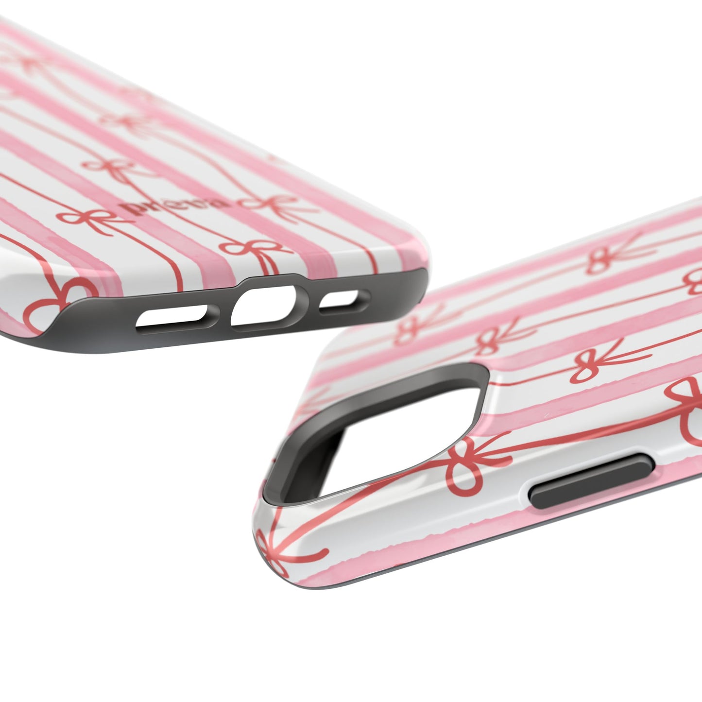 Pink Bow Chain Phone Case