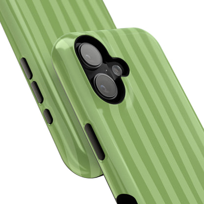Light Green Stripes Phone Case