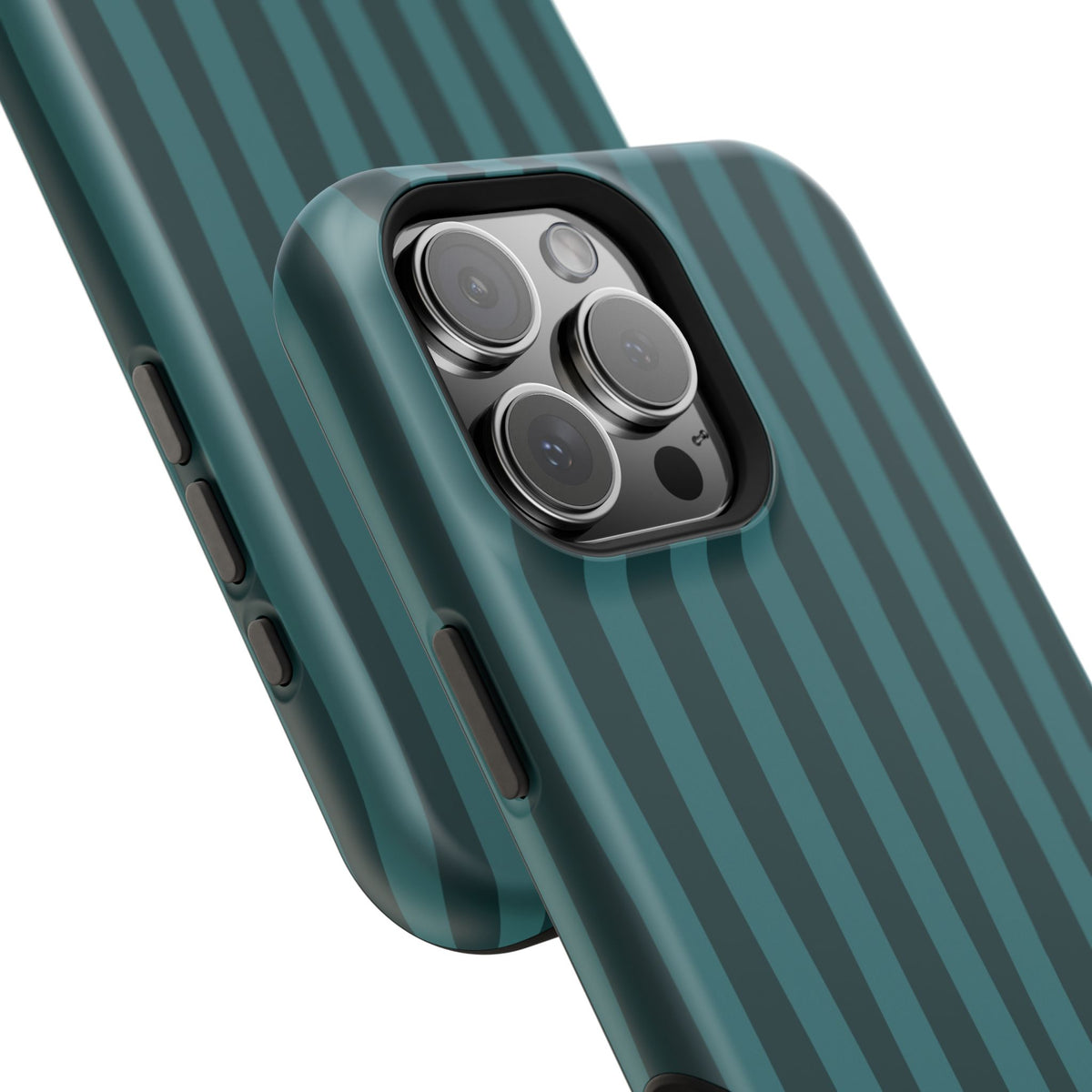 Dark Stripes Turquoise Phone Case