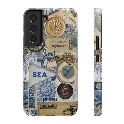 Neutral Travel Collage Phone Case