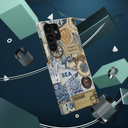 Neutral Travel Collage Phone Case