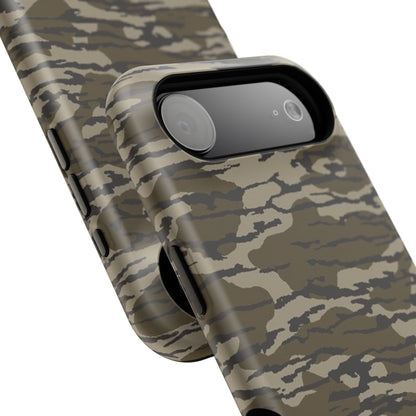 Camo Impact-Resistant Phone Case — Military Green Rugged Protection