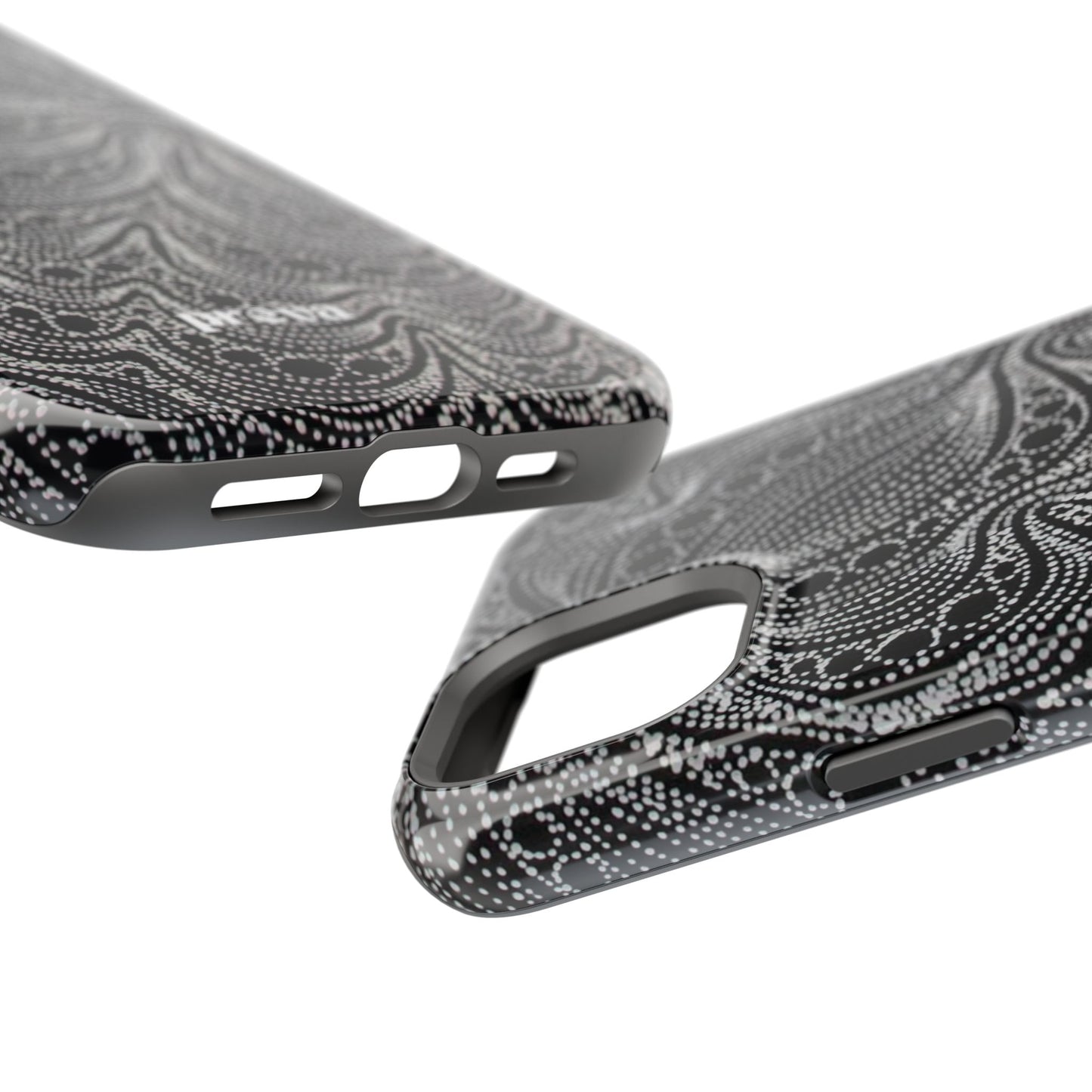 Abstract Midnight Lace Phone Case