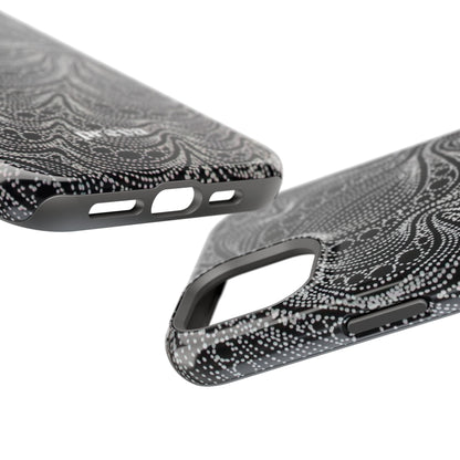 Abstract Midnight Lace Phone Case