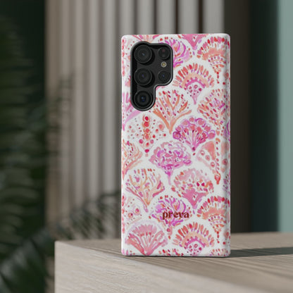 Pink Shell Watercolor Phone Case