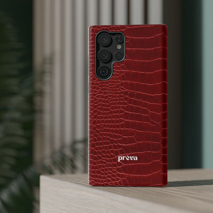 Red Croc Phone Case