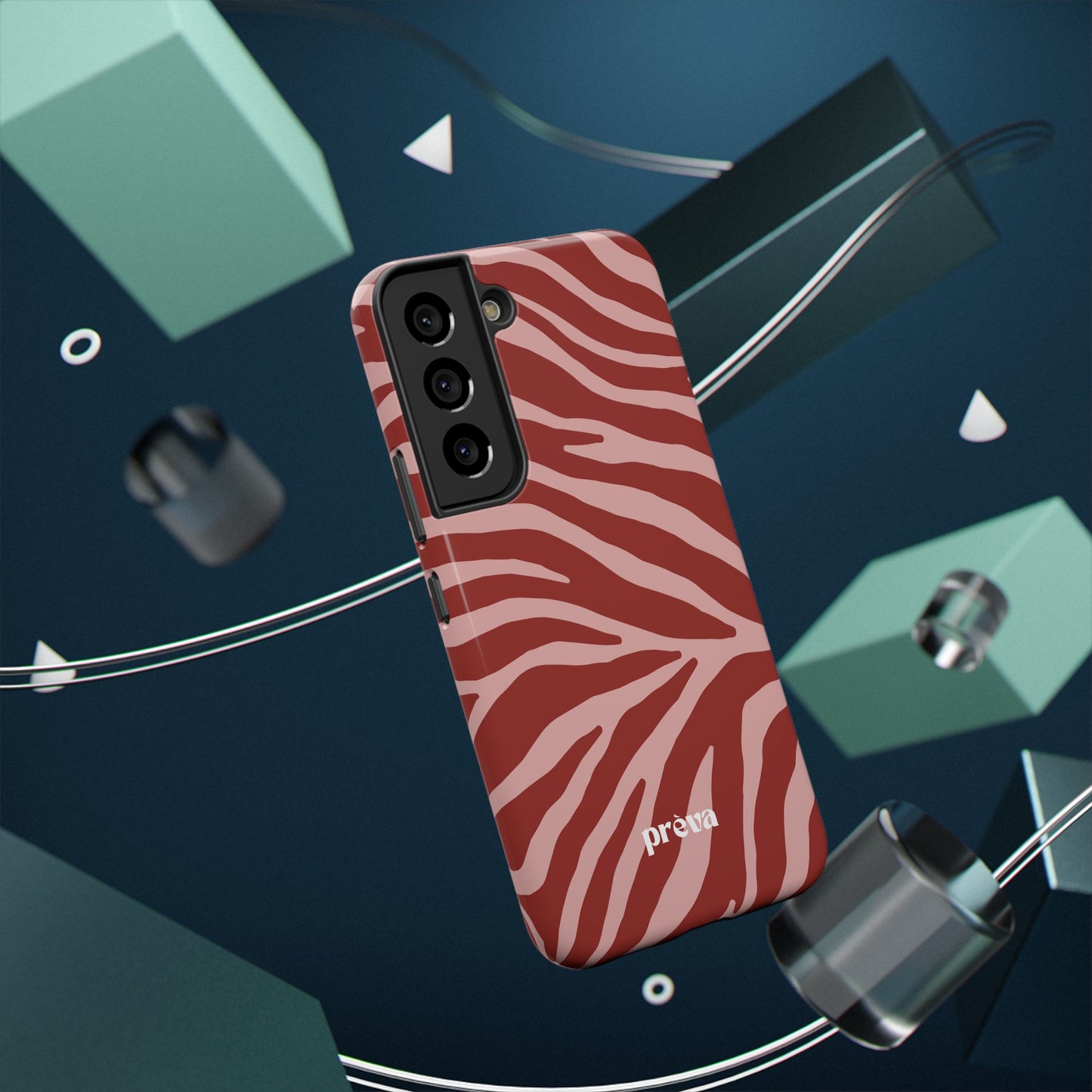 Red Zebra Phone Case
