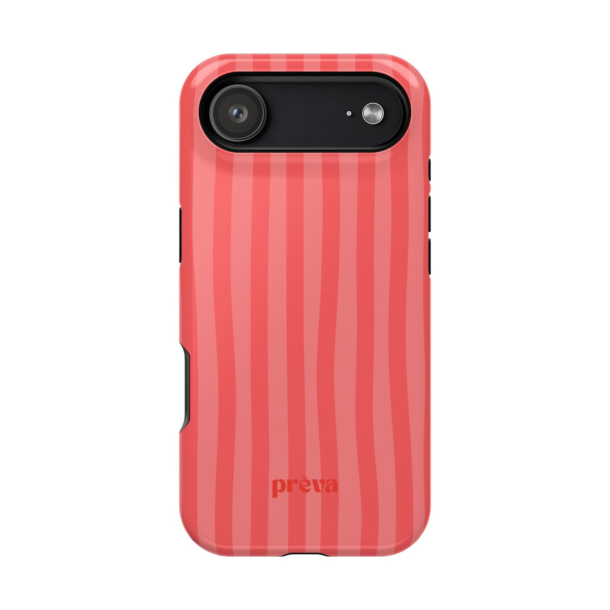 Coral Stipes Phone Case