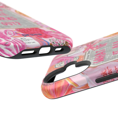 Pink "What If It All Works Out?" Collage Phone Case