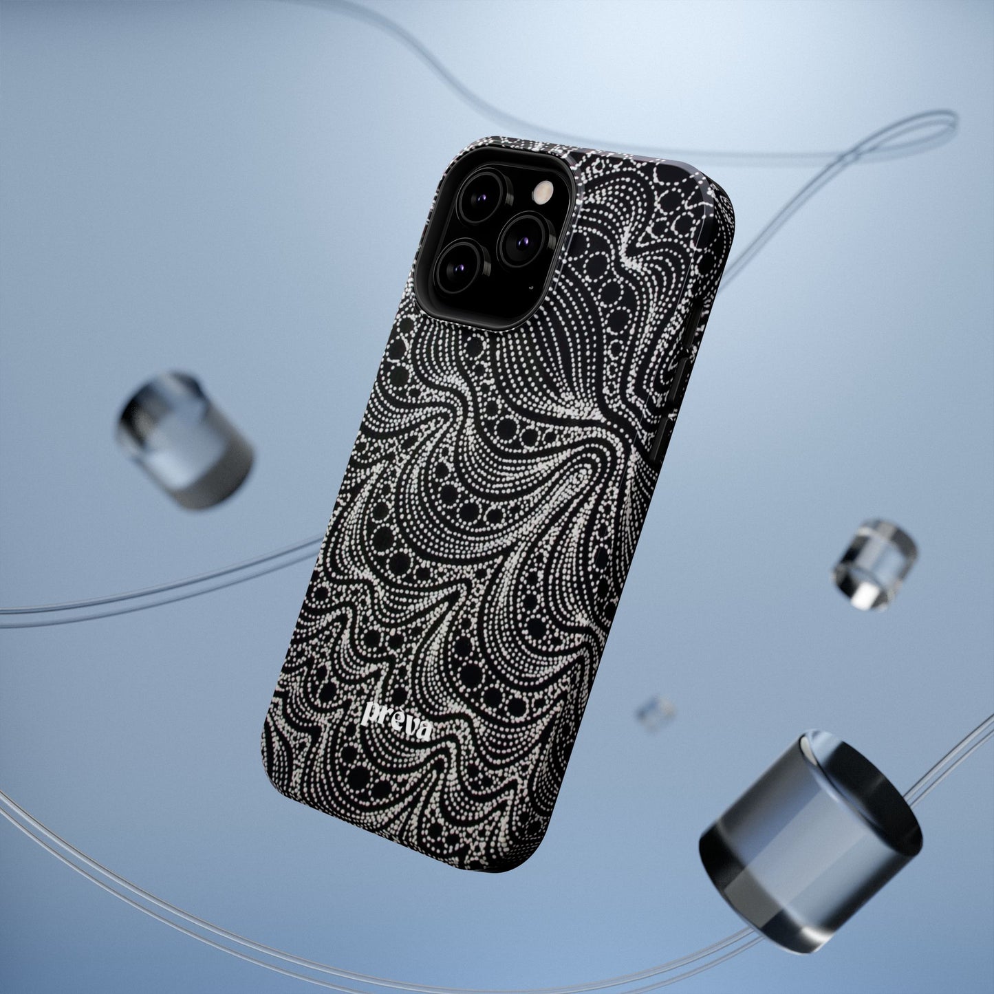 Abstract Midnight Lace Phone Case