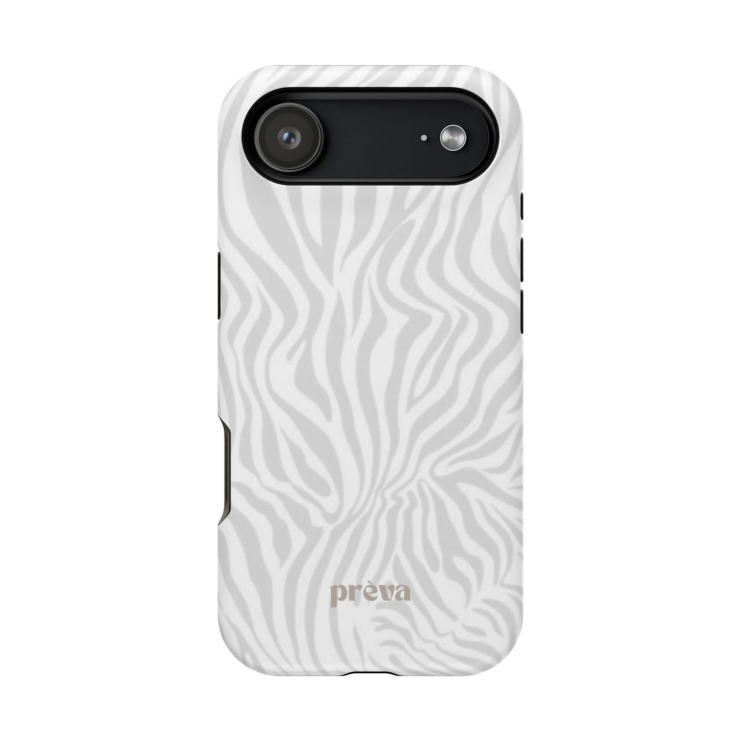Zebra White Wave Phone Case