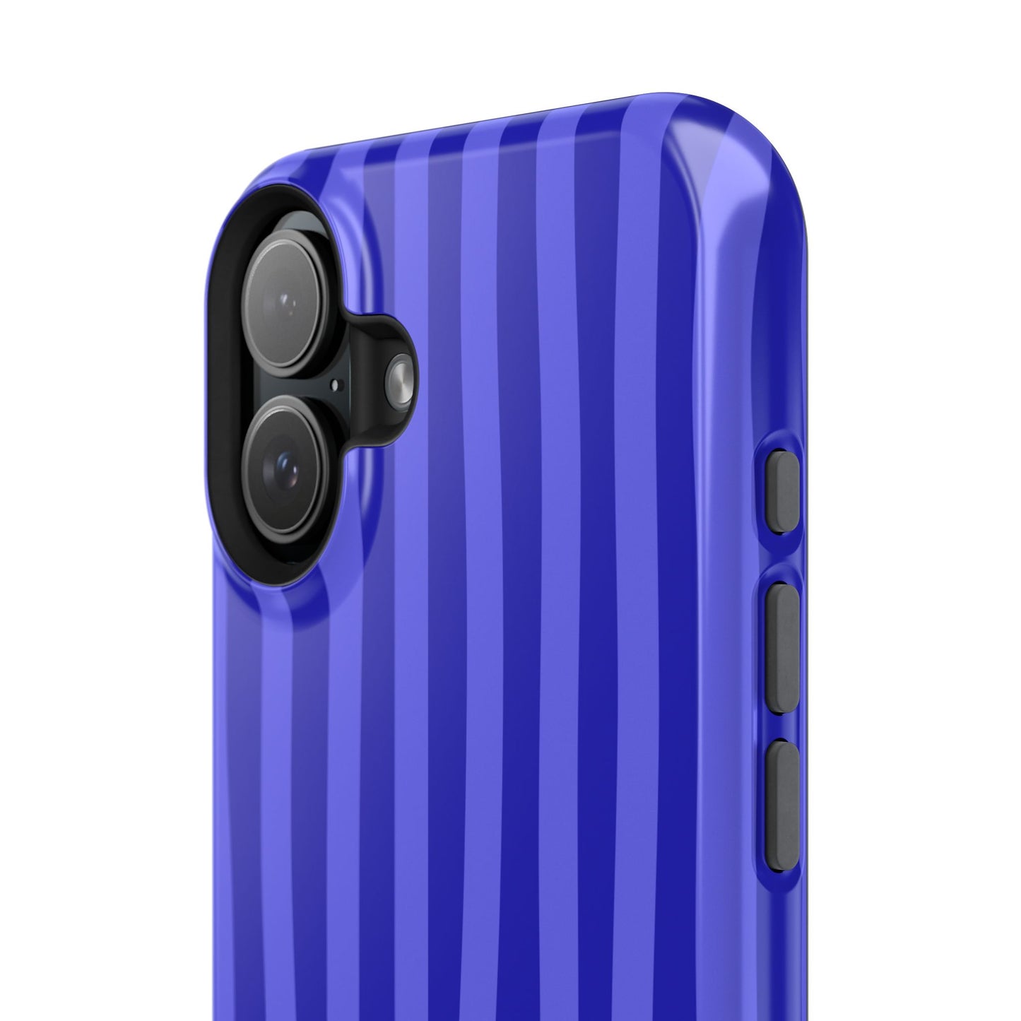 Neon Blue Stripes Phone Case