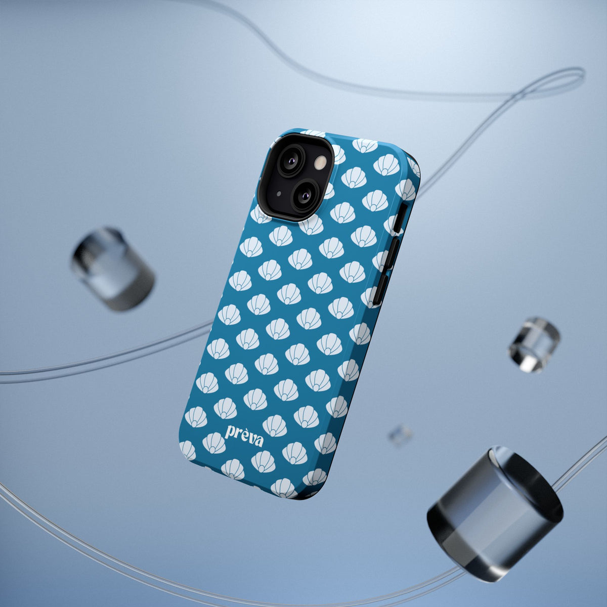 Shellfull teal Phone Case