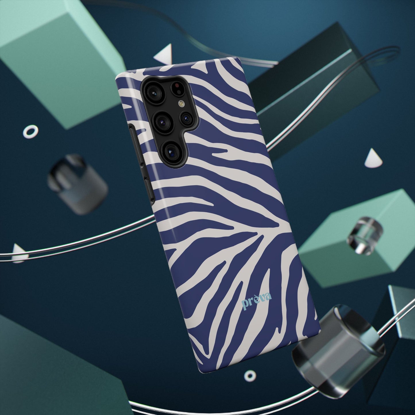 Blue Zebra Phone Case