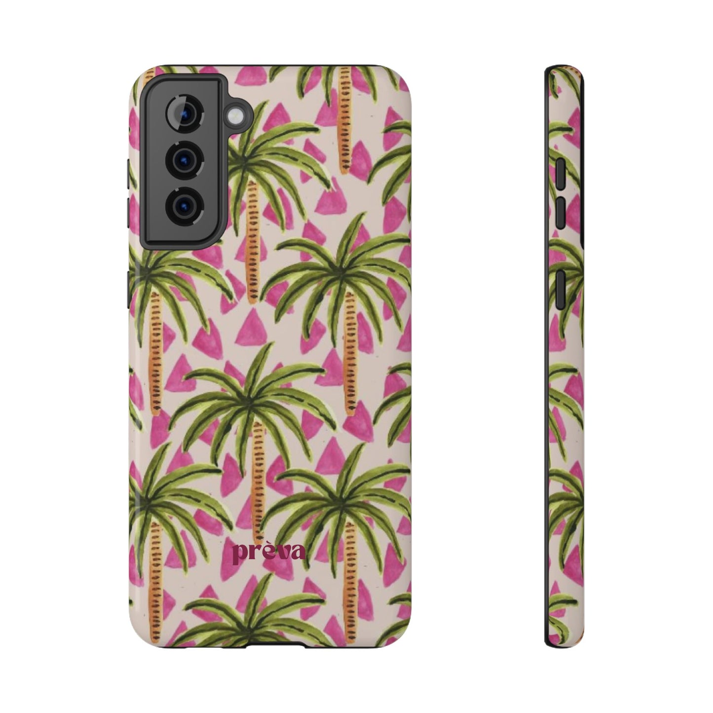 Pink & Palm Phone Case