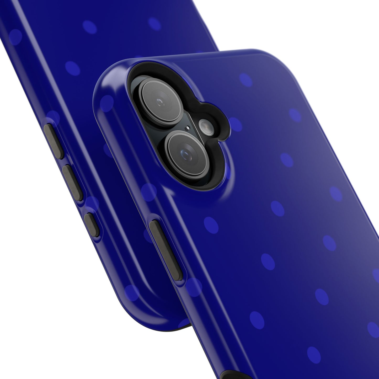 Dark Blue Polka Dots Phone Case
