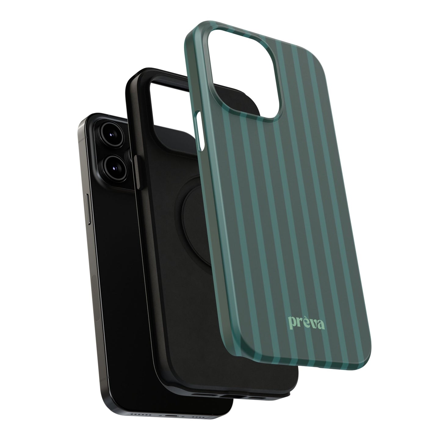 Striped Green Phone Case