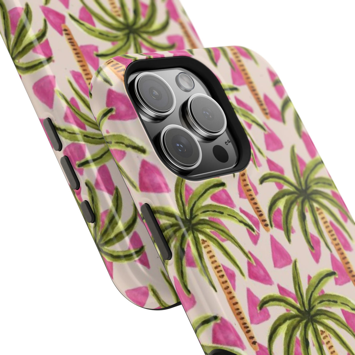 Phone Case — Pink Palm Tree Impact-Resistant Protector