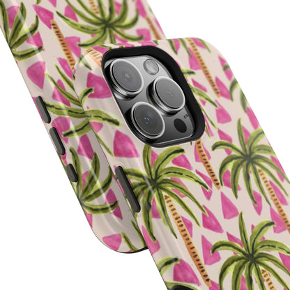 Phone Case — Pink Palm Tree Impact-Resistant Protector