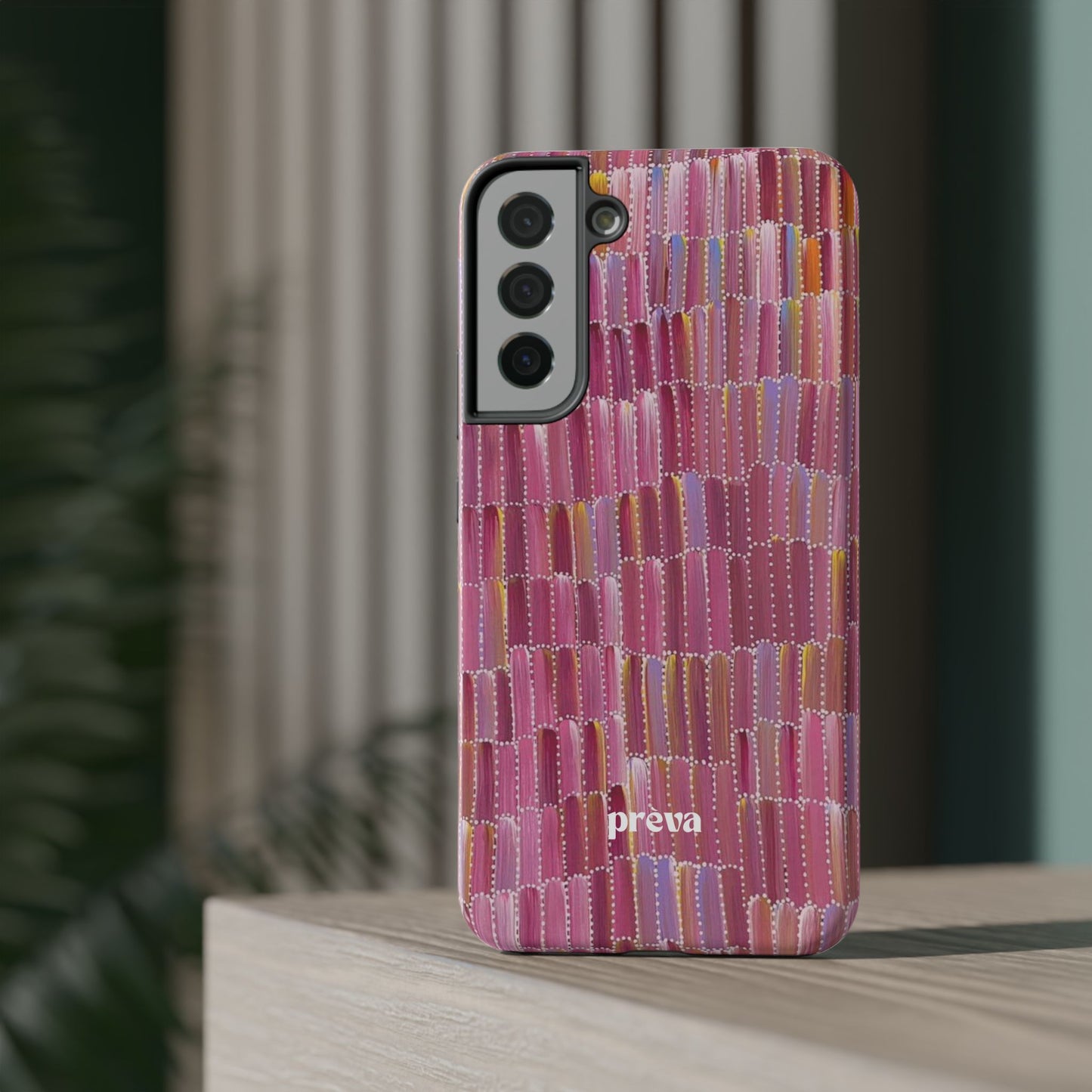 Pink Brushstroke Phone Case