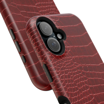 Red Croc Phone Case